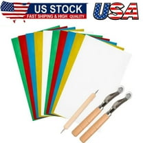10 Pieces Transfer Paper with Embossing Stylus, Needle Point Tracing Wheel