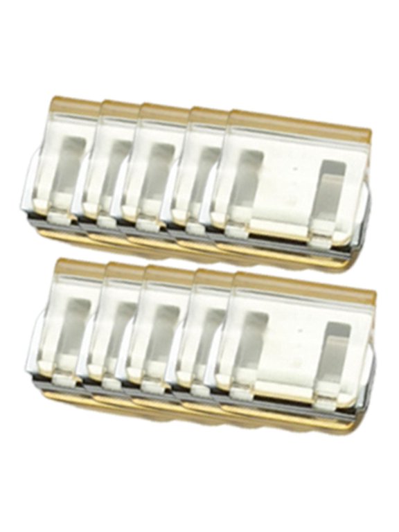 10 Pieces Trouser Leg Fixing Clips Pants Hems Clips Shortening Clip Alloy Material Easy Adjustment for Adults