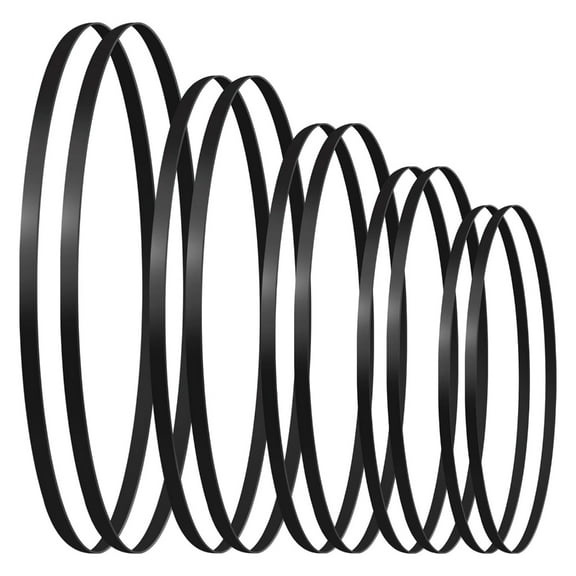 10 Pieces Turntable Belt Repair Set Quality Rubber Drive Belts Phonograph Belts