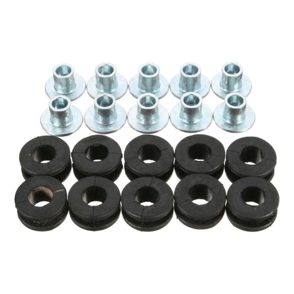 10 Pieces Universal Motorcycle Rubber Grommets Fairing Kits