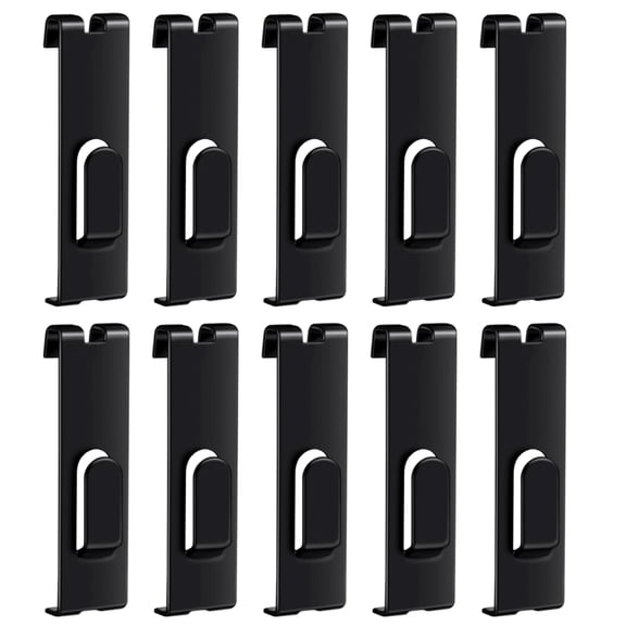 10 Pieces Wall Grids Hooks Multipurpose Iron Hardware For Shelving Systems Photo Displays Retail Merchandising