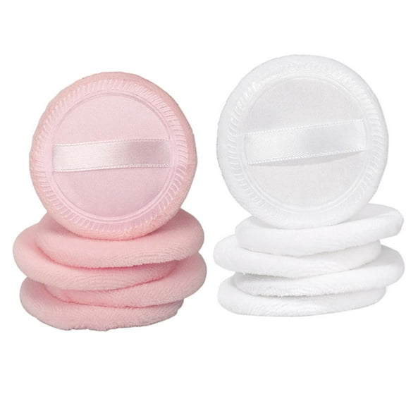 10 Pieces , Washable , Cotton Round Cosmetic Pads for and Liquid Foundation
