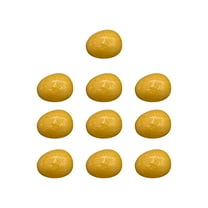 10 Pieces Worry Stones Egg Rock Crystal Gemstone Polished Mineral Rock Egg Stones Pocket Palm Chakra Crystal for Anxiety Relief Meditation Reiki Balancing Easter Decor(Classic Color)