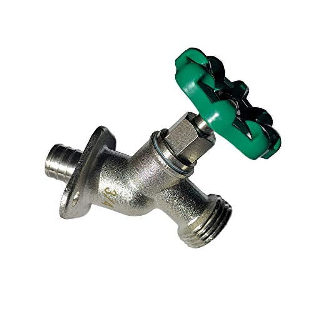 5 Pieces XFITTING 3/4" Pex X 3/4" GHT Sillcocks - Garden Hose Thread Crimp Fittings For Water