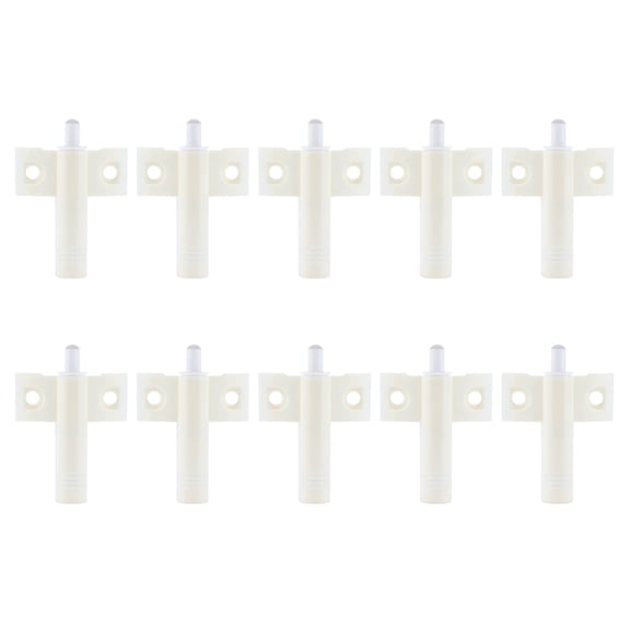 10 Pieces for Closet, Cabinet & Bookcase Protection - Anti-Collision Wardrobe Buffers Plastic Door Damper Set