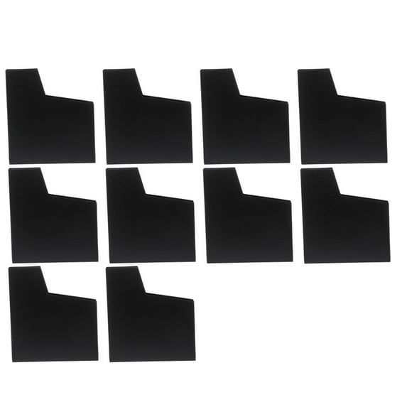 10 Pieces/pack Cartridge Dust Covers for NES Game Cartridges, Dust Protection Sleeve - Black