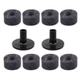 thumbnail image 1 of 10 Pieces/set Plastic Long Sleeves with Felt Washers for Drum Set Percussion Instrument Parts Accessories, 1 of 9