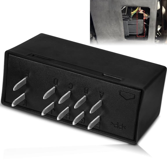 10-Pin Hazard Warning and Turn Signal Flasher Relay LM487 for GM Chevy Silverado GMC Cadillac Hummer 03-07, 10383321 15231201 Flasher Module