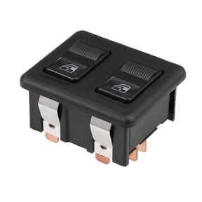 10 Pins Car Window Switch Dual Button Car Control Master Rocker Switch Momentary , DC 12V