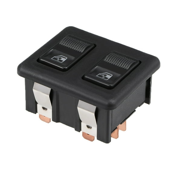 10 Pins Car Window Switch Dual Button Car Control Master Rocker Switch Momentary , DC 12V