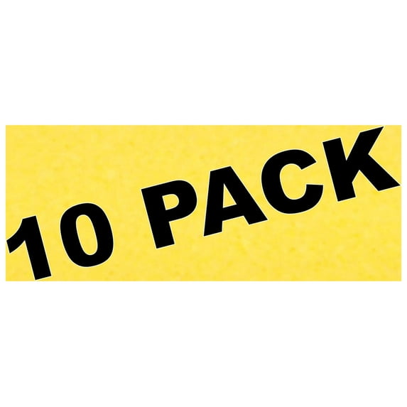 10 Pk, Bissell AeroSwift Vacuum Foam Filter, Yellow, 1600304
