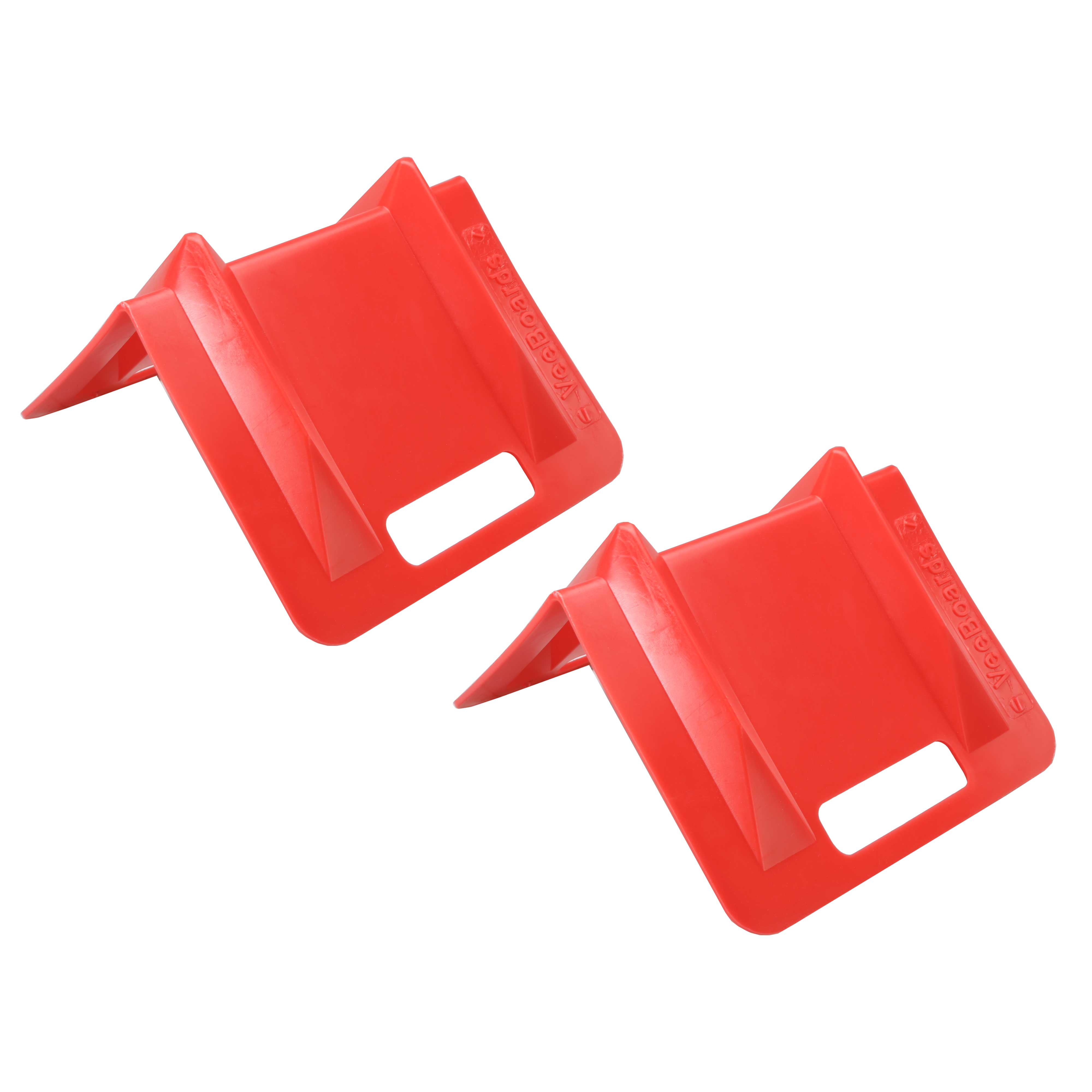 10" Plastic Corner Guard w/ 4-1/2" Slot For Strap (9" x 9" x 10") -