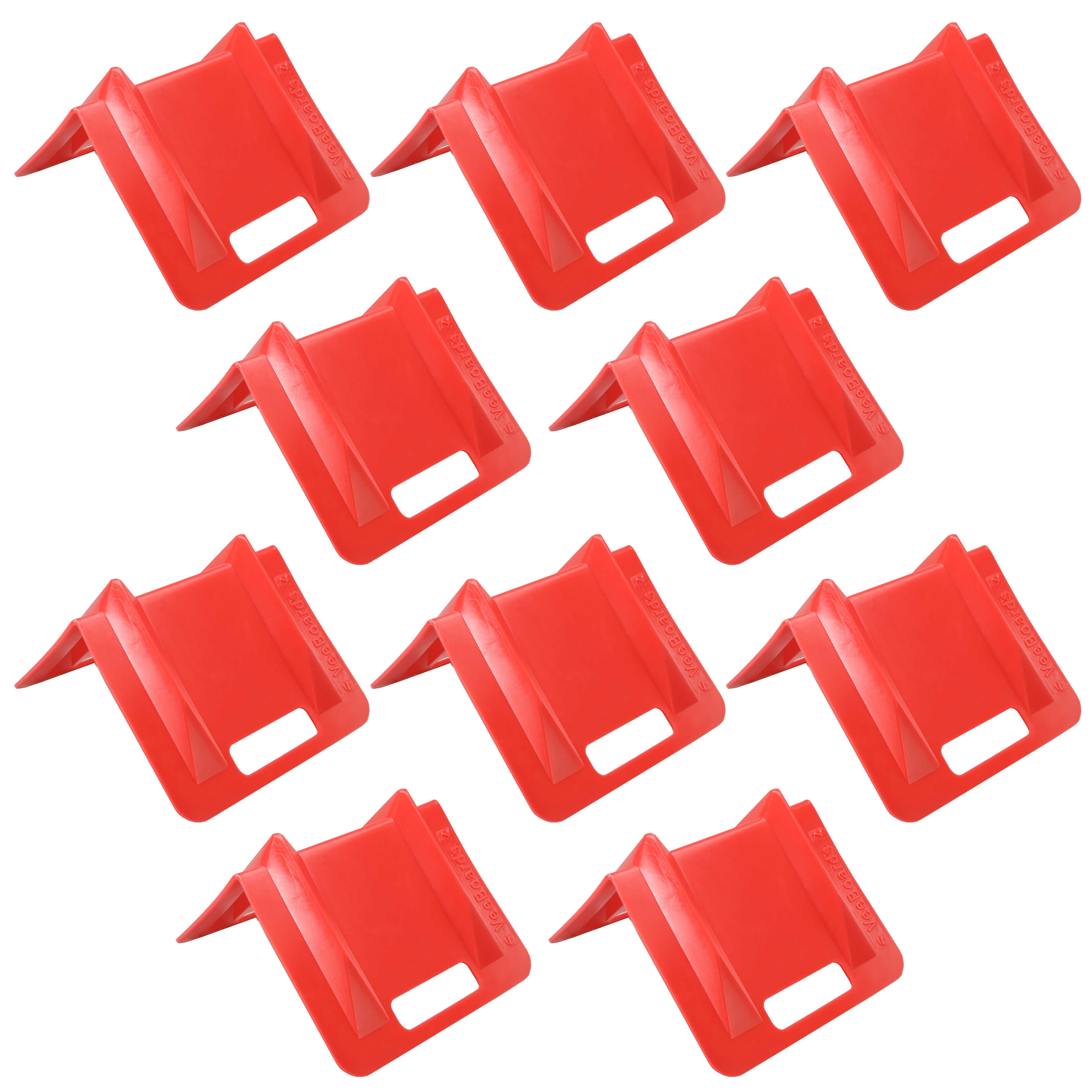 10" Plastic Corner Guard w/ 4-1/2" Slot For Strap (9" x 9" x 10") -