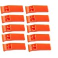 thumbnail image 1 of (10) Plastic Floating Whistles Orange Boat Emergency Survival Clip-on, 1 of 5