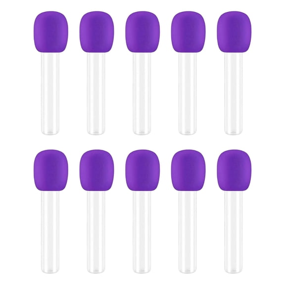 10 Plastic Singing Prop Candy Tubes, 18.5x3cm Novelty Containers for Birthday Parties and Events, Fill with Sweets or Small Gifts (Candy Not Included)