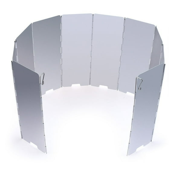 10 Plates Gas Stove Shield Windshield Camping Guard for
