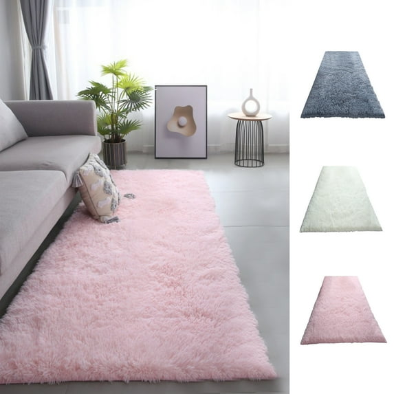 Under 10,Plush Area Rug, 63x60 Inches, Turquoise Green, Shaggy Carpet, Living Room, Kids Girl Room, Indoor Throw Rug, Nursery, Soft Furry Rug Special Edition|100%Polyester,Gray