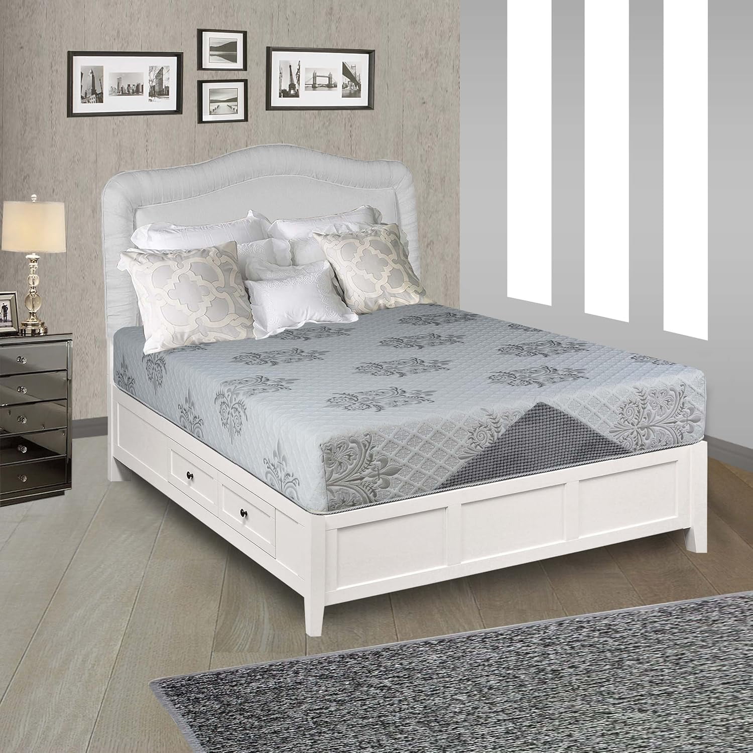 10" Plush Memory Foam, Gel Bed Mattresses for Ultimate Comfort, Help