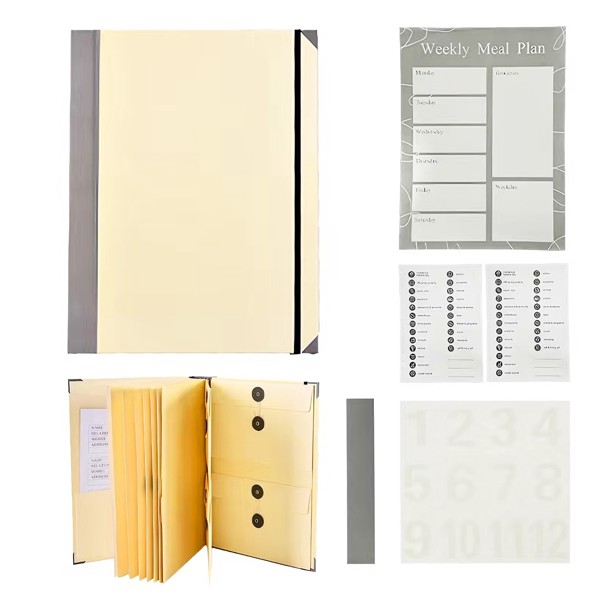 10-Pocket Expanding File Organizer A4/Letter Size, Accordion Document ...