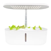 10-Pod Smart Hydroponic Garden with LED Grow Light, Indoor Herb Growing Kit