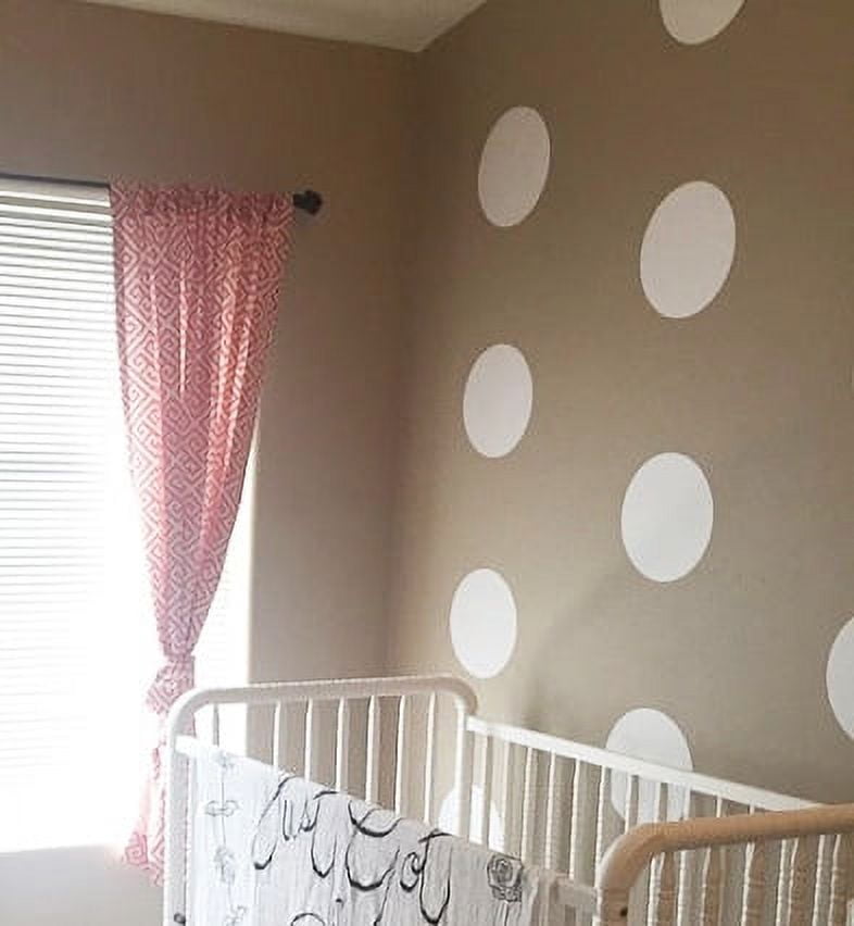 10" Polka Dot Circles Set of 12 Vinyl Wall Decals Circle Stickers Polka