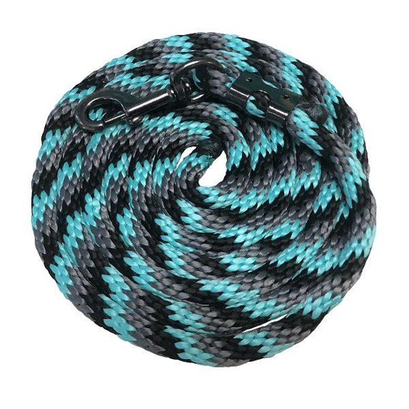 Kensington 10' Poly Tri-Colored Lead Rope, Deluxe Hunter Plaid, Size: 10'