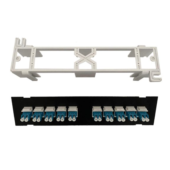 19in Rackmount or Wall Mount 10Port Network Patch Panel (LC Optical Fiber Patch)