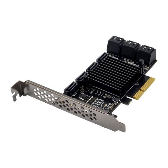 10 Port PCIE 3.0 Card PCI Express SATA3 Controller Card 6Gbps Adapter Converter P y1046
