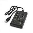 thumbnail image 1 of 10 Port Powered USB HUB 2.0 High Speed USB Splitter Extension For PC L4X4, 1 of 1