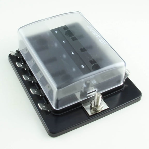 10 Position Low-Profile Mini/APS Fuse Panel (1 per pack)
