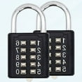 10Position Push Button Combination Padlock, 5Position Locking