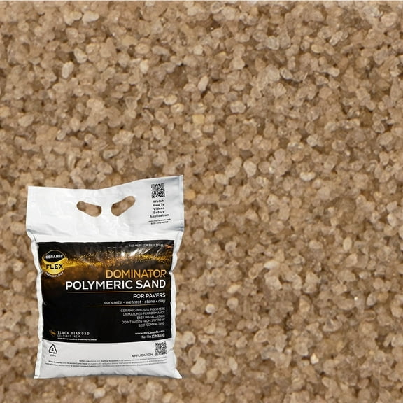 DOMINATOR 10 Lb. Charcoal Gray Polymeric Sand, Premium, High-Performance Paver Joint Sand with Ceramic Flex