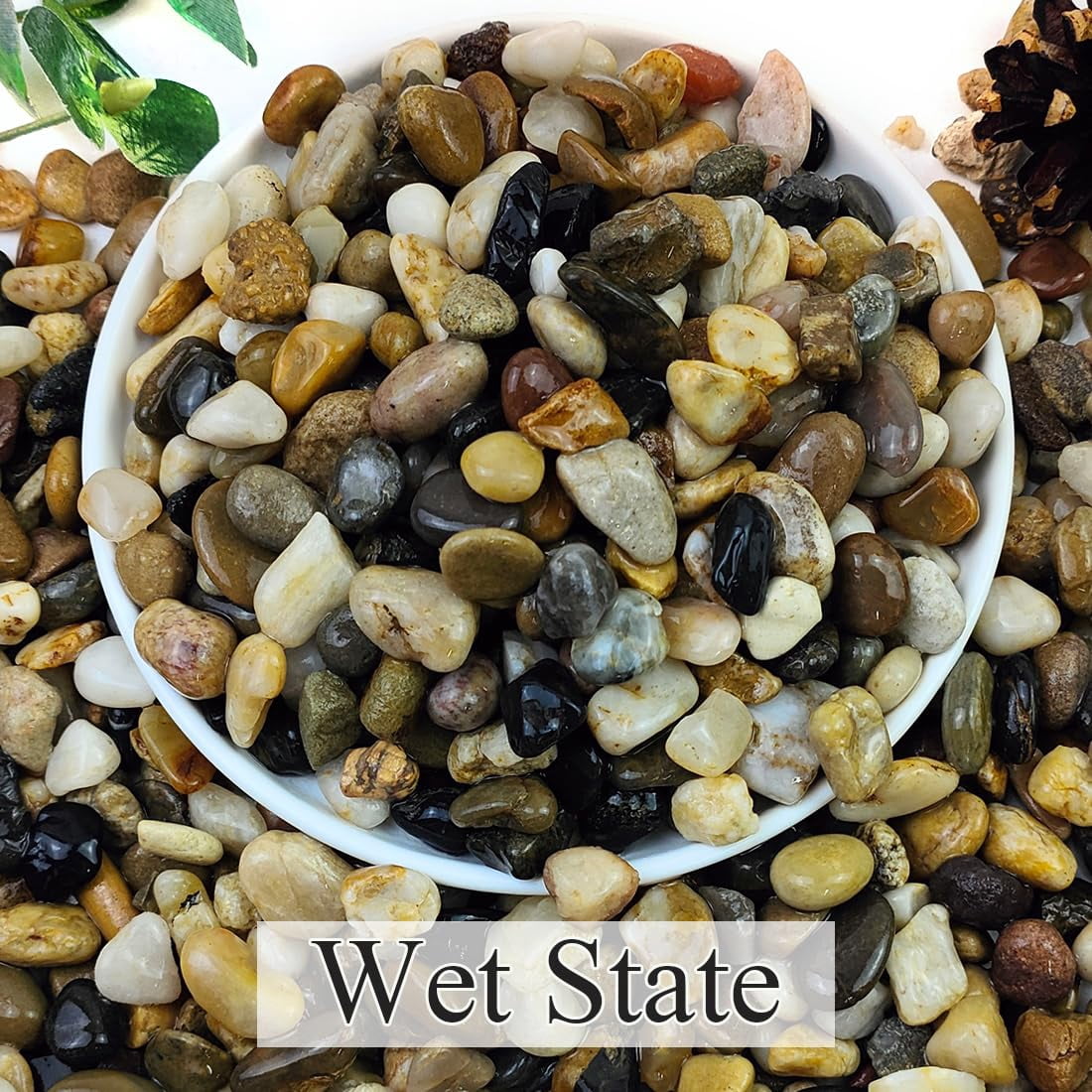 10 Pounds 3/8 Inch River Rocks Aquarium Gravel Decorative Polished ...