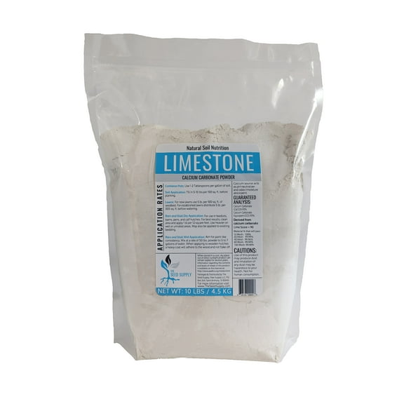 10 Pounds Calcium Carbonate Limestone Powder Garden Fertilizer and pH Neutralizer