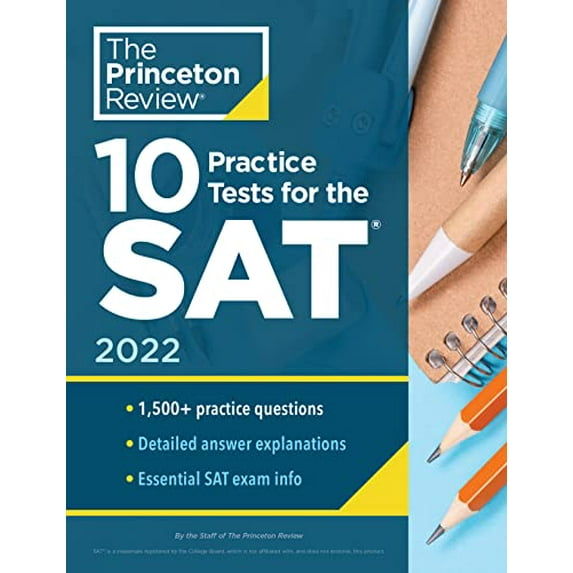 Pre-Owned 10 Practice Tests for the Sat, 2022: Extra Prep to Help Achieve an Excellent Score (Paperback) 0525570438 9780525570431