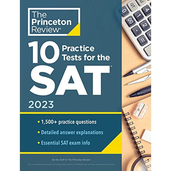 Pre-Owned College Test Preparation: 10 Practice Tests for the SAT, 2023 : Extra Prep to Help Achieve an Excellent Score (Paperback)
