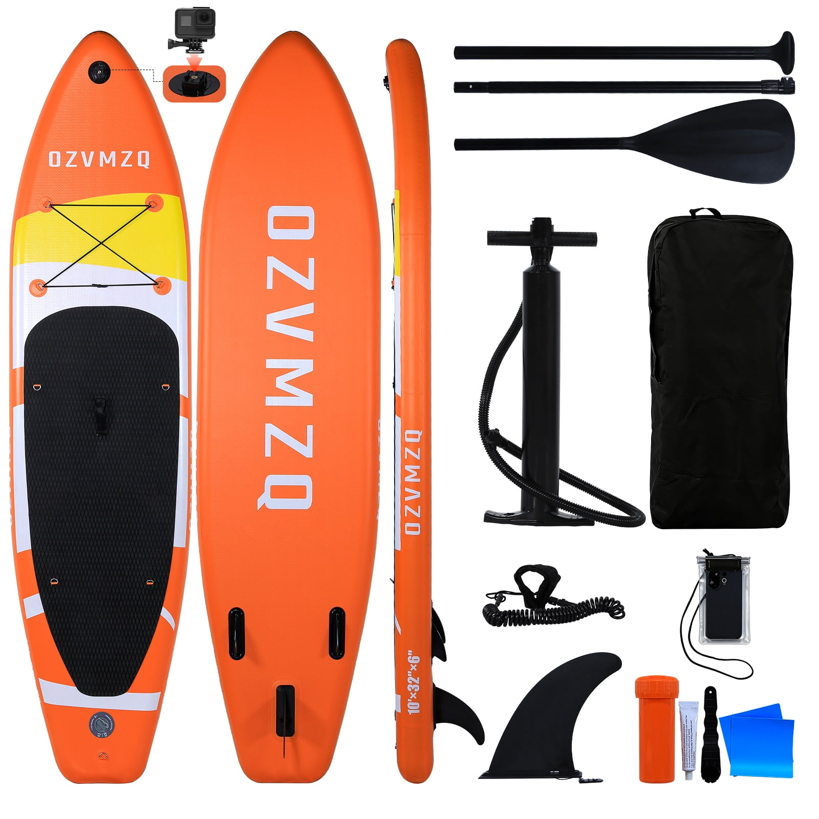 10' Premium Stand Up Paddle Board, Yoga Board with SUP Accessories & Carry Bag ,Surf Control  and Non-Slip Deck for Youth/Adults of All Skill Levels