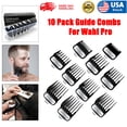 thumbnail image 1 of 10 Professional Hair Trimmer/Clipper Guard Combs Guide Combs Coded Cutting Guides/Combs #3170-400- 1/16” to 1 -Great for Hair Clippers/Trimmers Attachment, 1 of 5