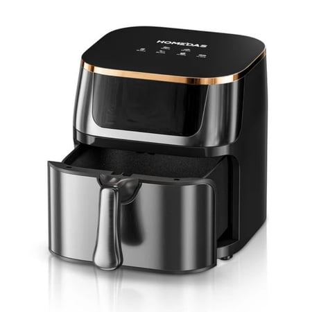 8.45-Quart Electric Air Fryer, Adjustable Temperature, Touch Panel Control, One-Touch Cook Functions, and 360° Rapid Cooking, 1400 Watt Power