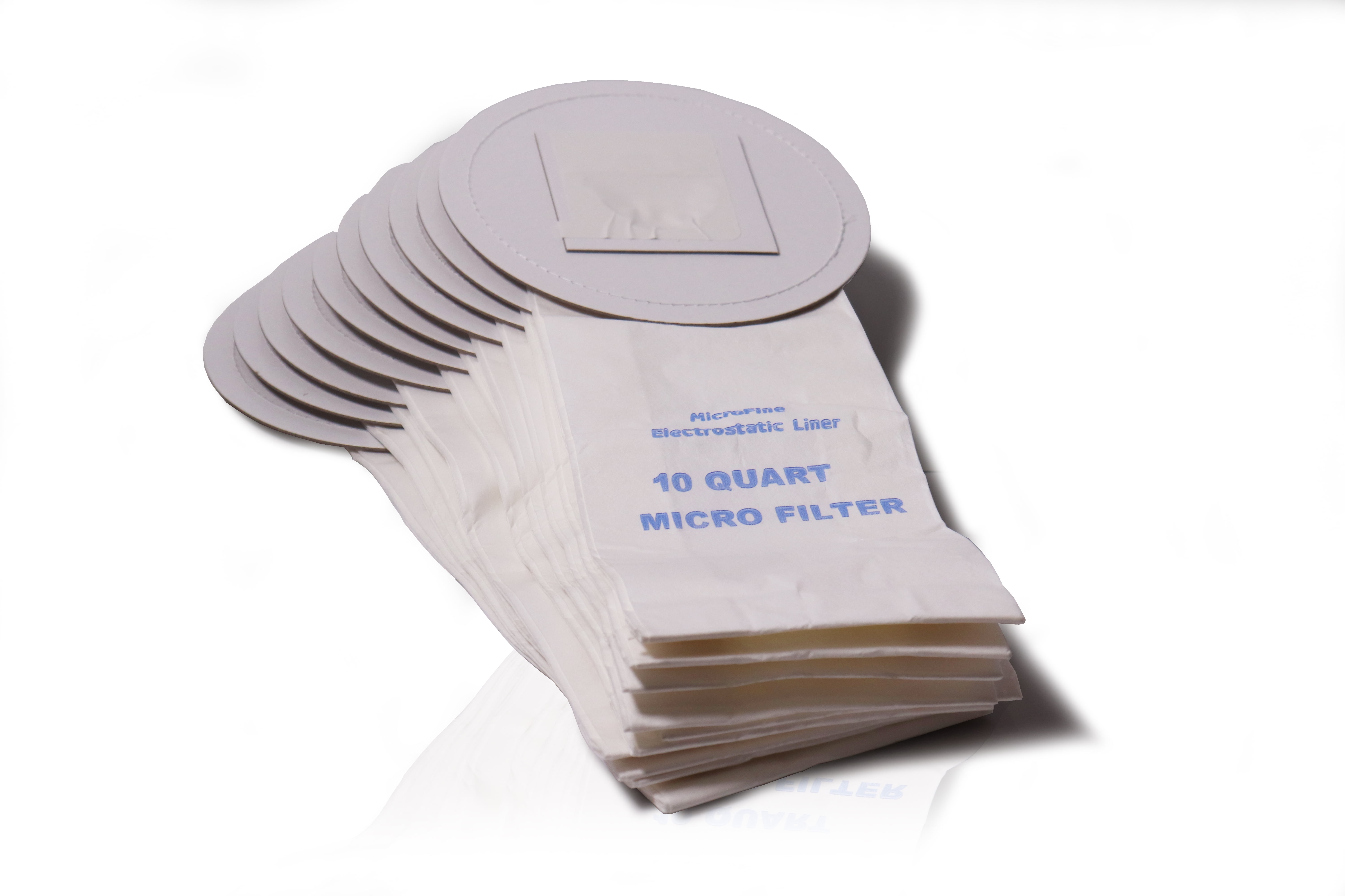 10 Quart GV backpack vacuum cleaner bags 10 pack