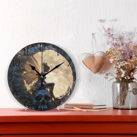 10" Quartz Indoor Wall Clock Silent Mechanism / Butterfly Wizard