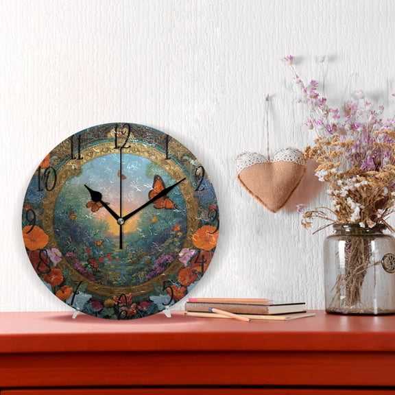 10" Quartz Indoor Wall Clock Silent Mechanism / Magic Mirror