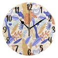 thumbnail image 1 of 10" Quartz Indoor Wall Clock, Silent Mechanism Clock Fantasy Moment, 1 of 11