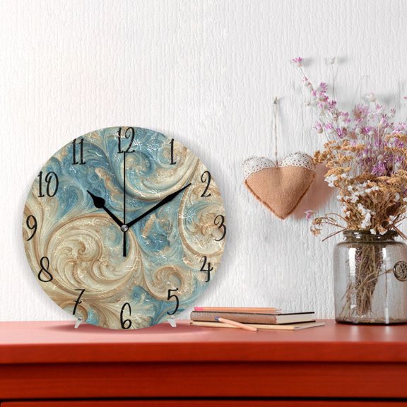 10" Quartz Indoor Wall Clock Silent Mechanism / Surrealistic Dreamscapes