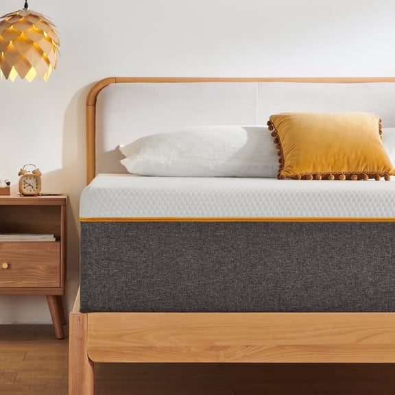 10" Queen Mattress FCCTO Gel Memory Foam Mattress, Cooling Comfortable