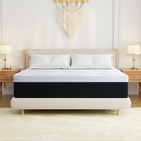 10" Queen Mattress, FCCTO Memory Foam Queen Mattress, Cooling and Comfortable