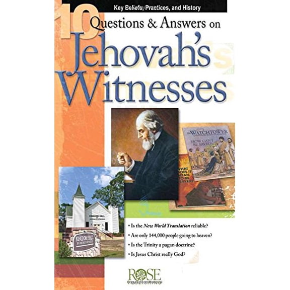 Pre-Owned 10 Questions & Answers on Jehovah's Witnesses pamphlet: Key Beliefs, Practices, and History, 9781596361201, 1596361204, Paperback,