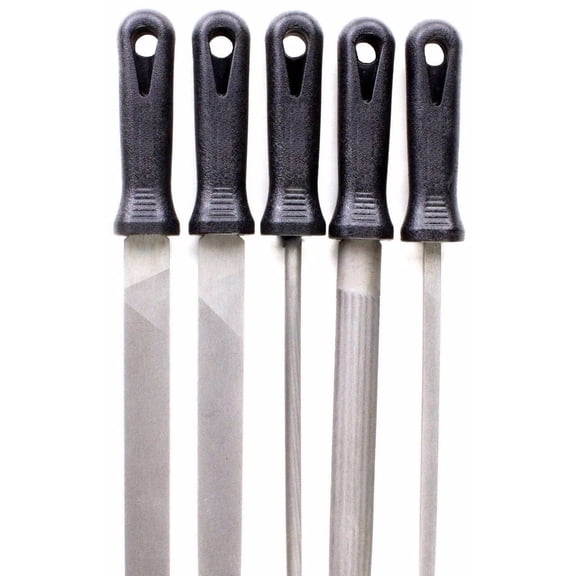 10" RASP Bastard Cut File Set Steel Wood Metal Ceramic Half Round Tool Kit 5pcs