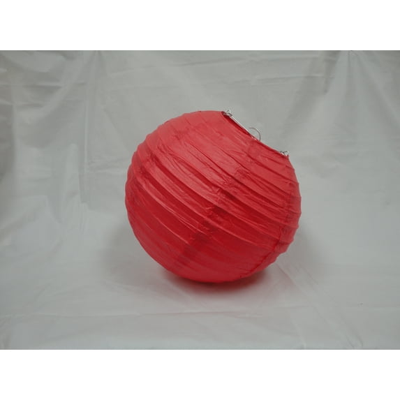 10" RED CHINESE PAPER LANTERNS 10 COUNTS