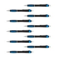 thumbnail image 1 of 10 Racetrack Ballpoint Pens Pack - Black barrel, Colored Grip - Blue, 1 of 5